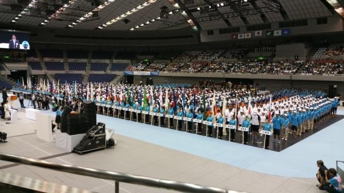 インターハイ総合開会式1