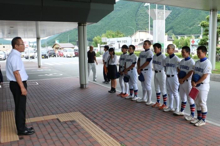 昴学園野球部壮行会1